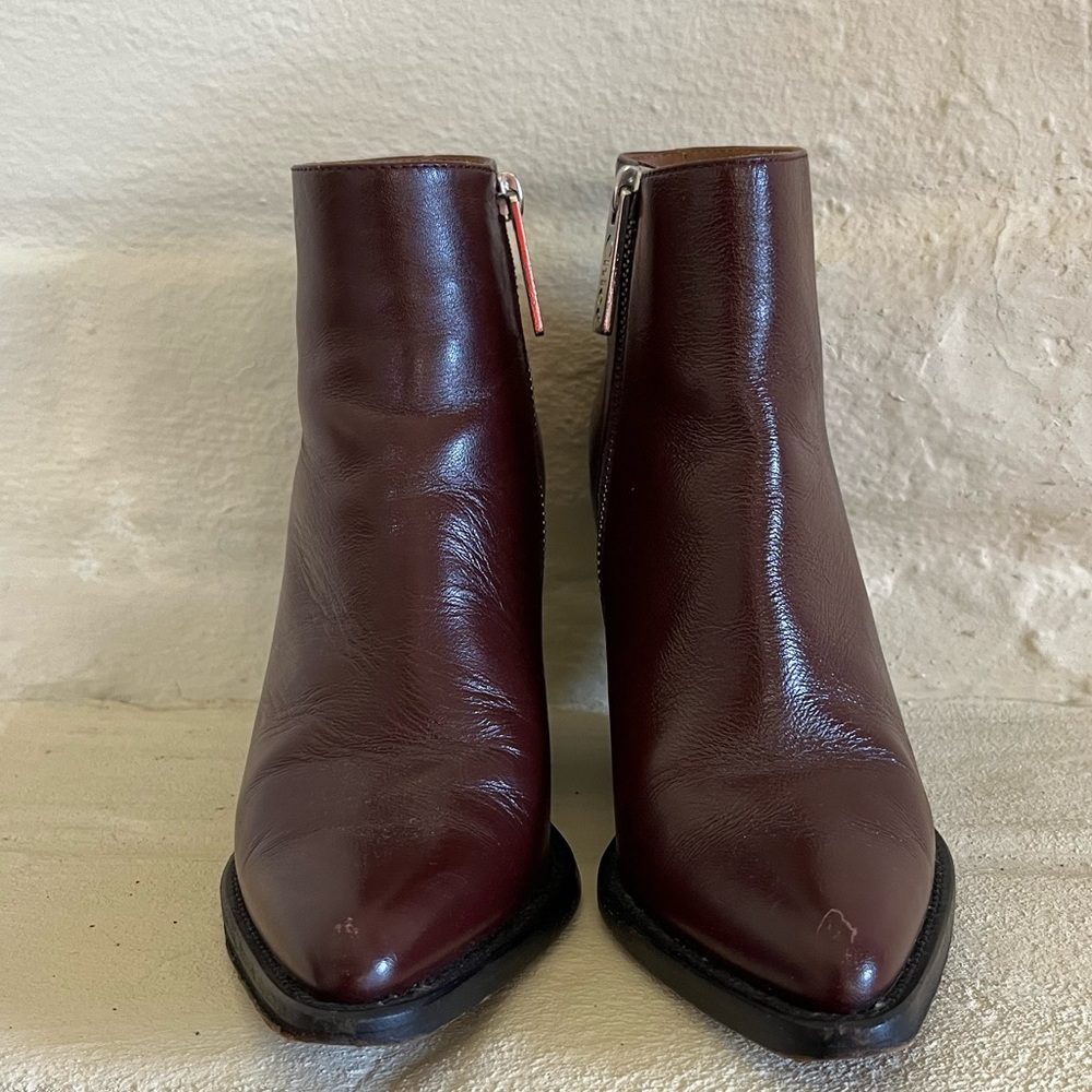Chloe burgundy boots sz 36
